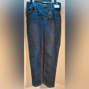 NWT LEE SLIM FIT HI-RISE CROP SEATTLE FOG SIZE  8  MEDIUM